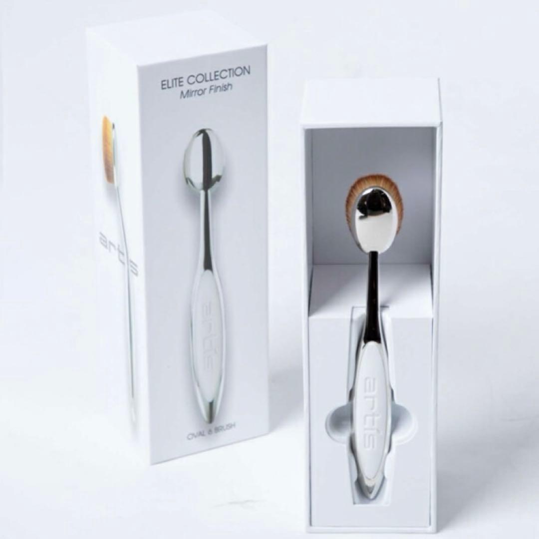 ARTIS ファンデーションブラシ シルバーオーバル6