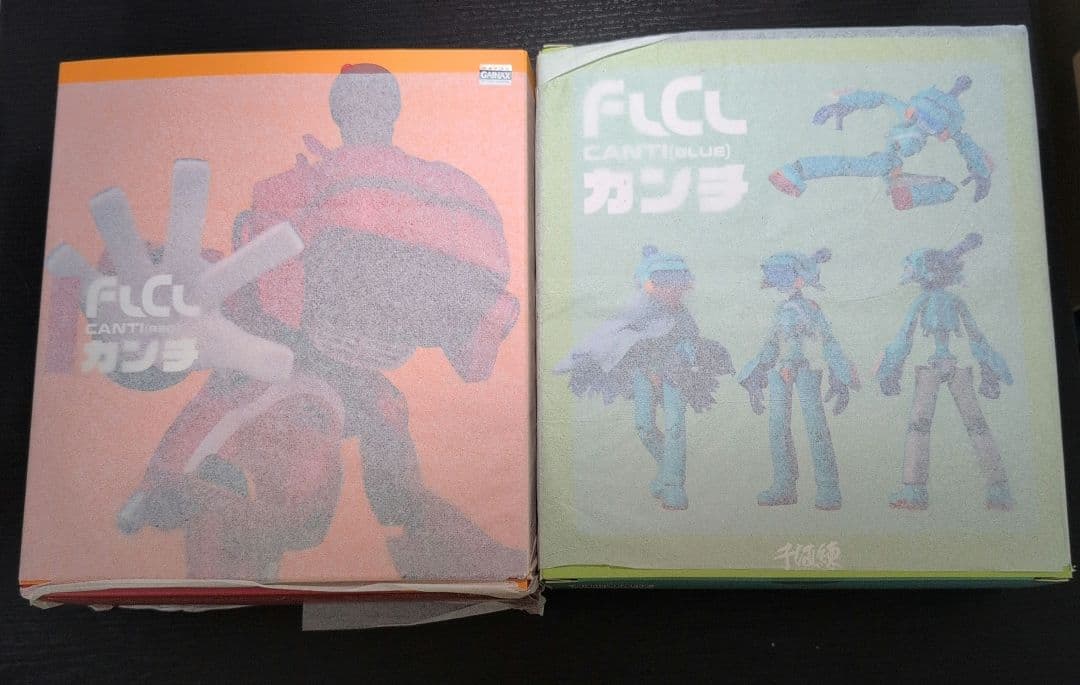 【匿名配送】 FLCL カンチ フィギュア 2種セットフリクリ