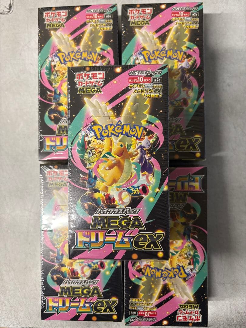 ポケモンカードゲーム MEGAドリームEX 5BOX