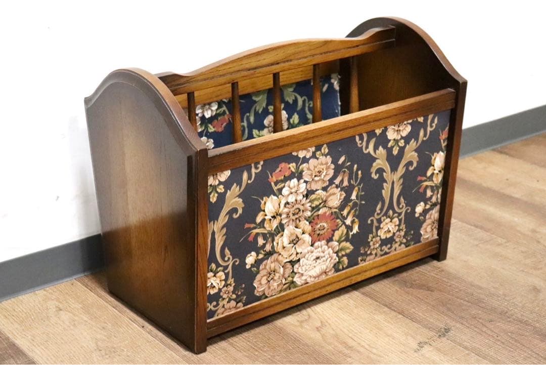 GMHN67○飛騨産業 / HIDA キツツキ マガジンラック 小物入れ レトロ