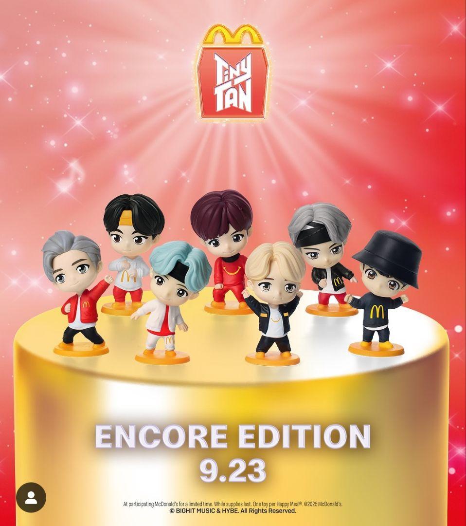 (締切1/20)頃　新品☆BTS マクドナルドコラボ フィギュア14体セット
