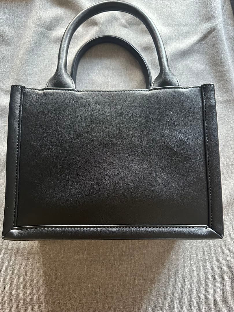 【値引き2-3回使用】ダーリッチロゴショルダーレザーミニトートバッグ※写真確認要