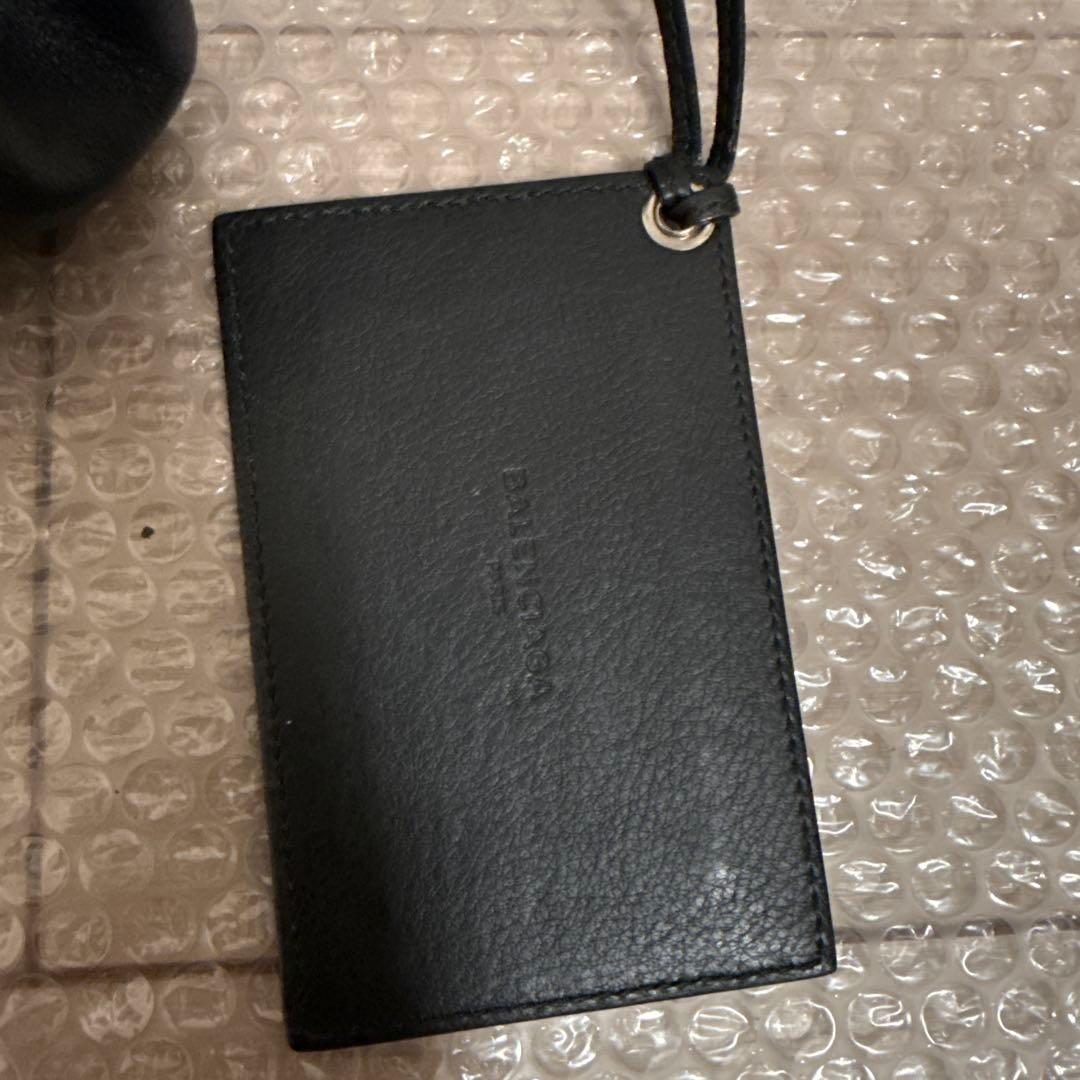 バレンシアガ　レザー　トートバッグ　ブラック