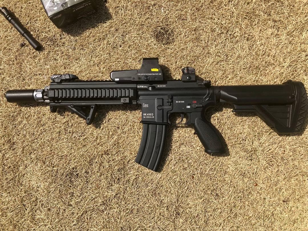 東京マルイ　次世代電動ガン　HK416D 中古　リポバッテリー充電器付き