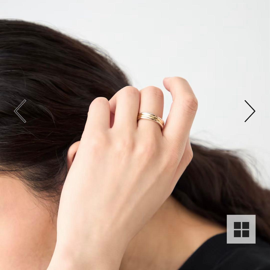 ete トリカラー　ニュアンス　リング　11号