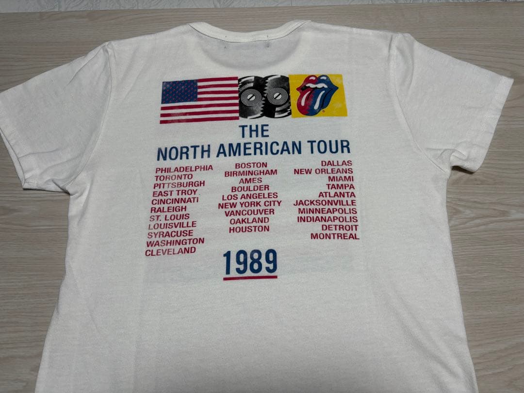 ROLLINGSTONES ローリングストーンズ 1989北米ツアー記念Tシャツ