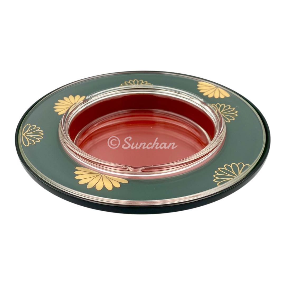 【未使用品】 輪島塗 灰皿 箱付き 堅牢優美布着保証 輪島漆器 古美術品 骨董品