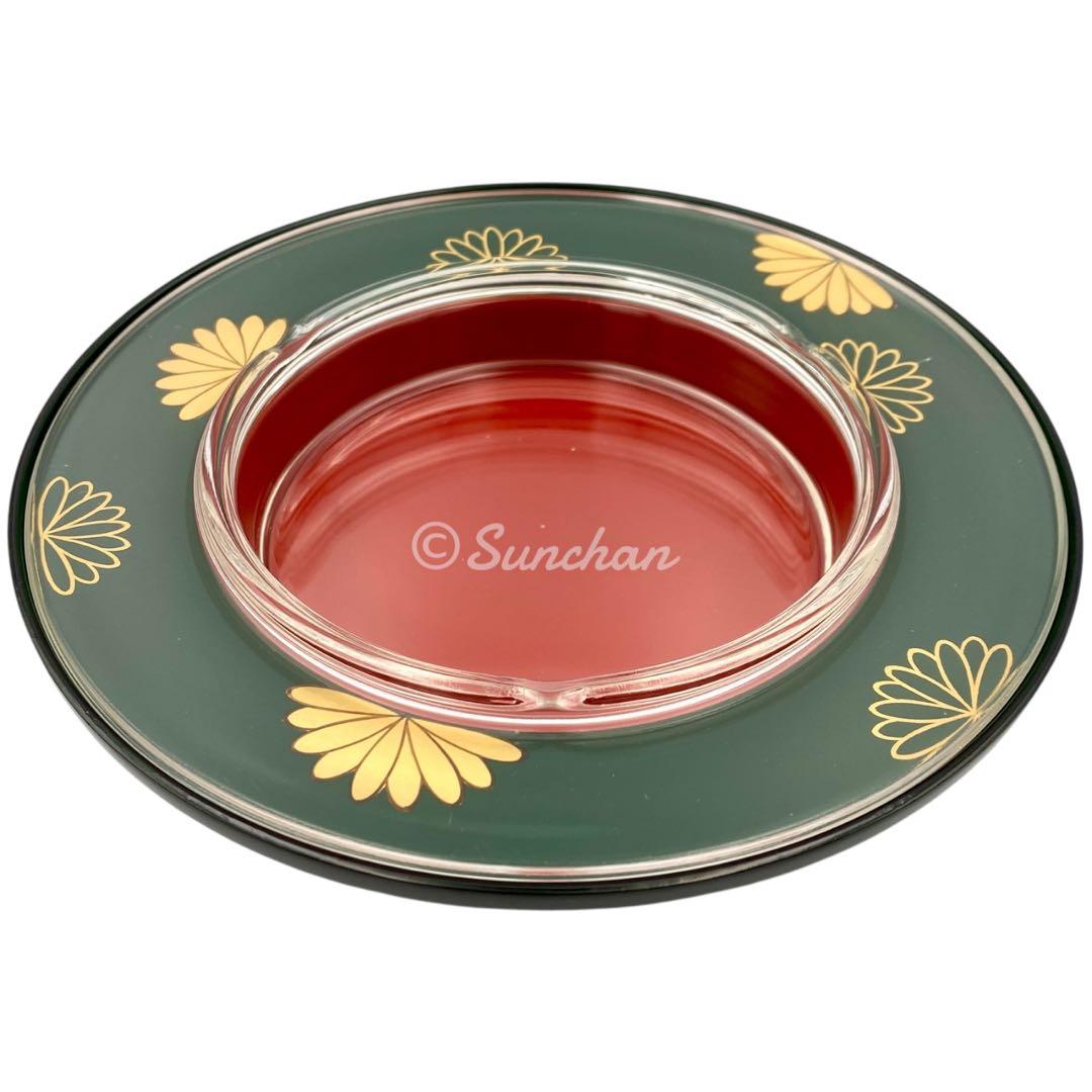 【未使用品】 輪島塗 灰皿 箱付き 堅牢優美布着保証 輪島漆器 古美術品 骨董品