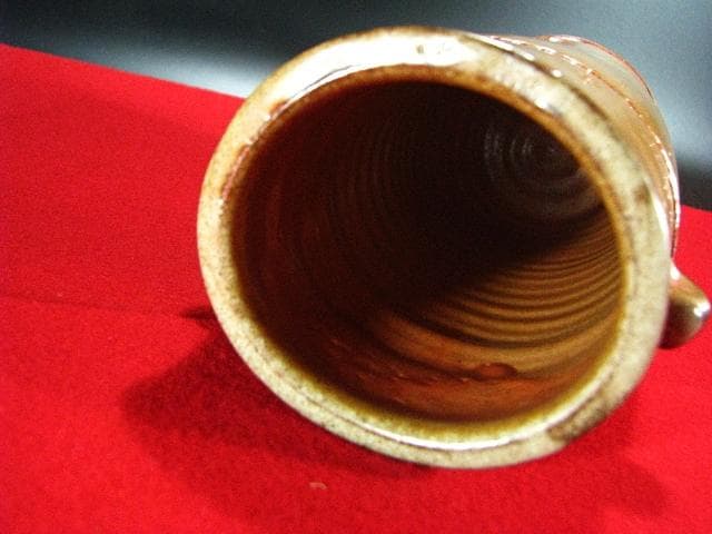 藤原 敬介 恭助 備前志野 花入 b98