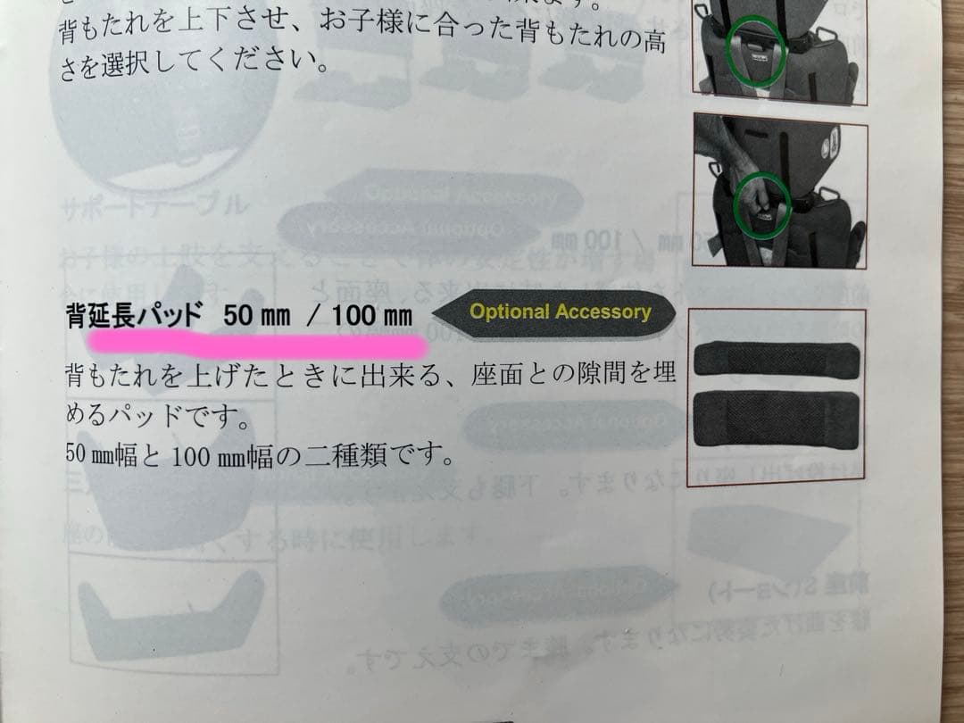 車載用座位保持装置　キャロット３