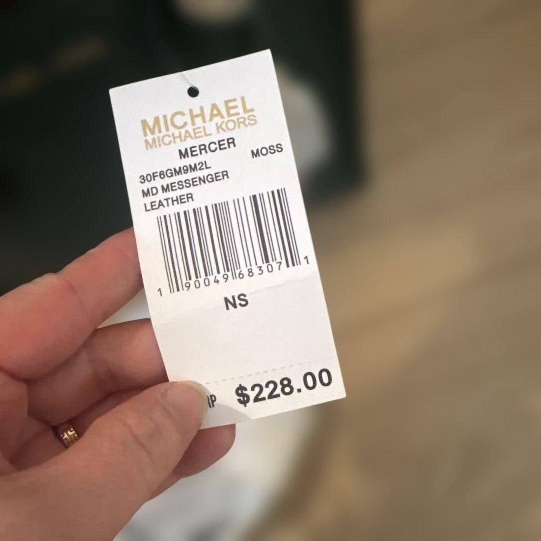 MICHAEL KORS MERCER ショルダーバッグ ダークグリーン