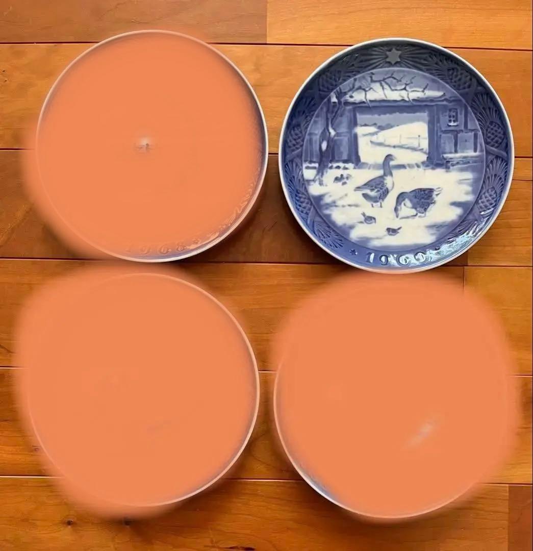 1968〜1974年　イヤープレート　ロイヤルコペンハーゲン　クリスマス