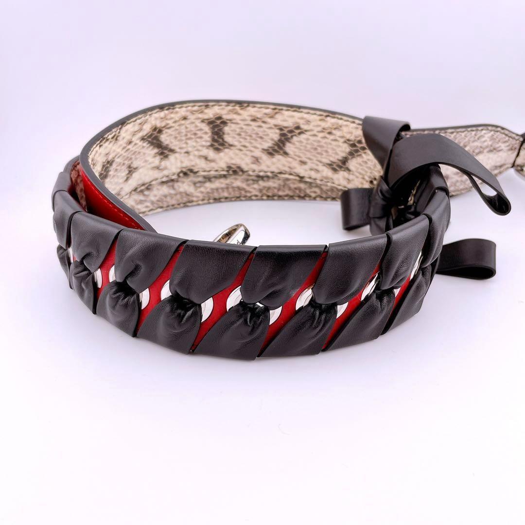 ★フェンディ★ ショルダーストラップ パイソン ストラップユー レザー