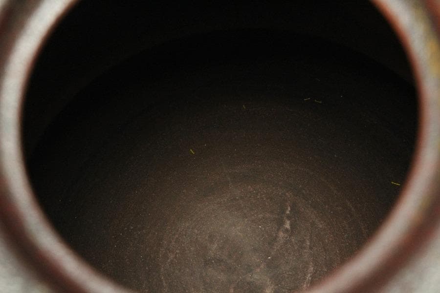 茶道具 古備前 管耳砂金袋 水指 徳川美術館参事 識箱(K-A409)