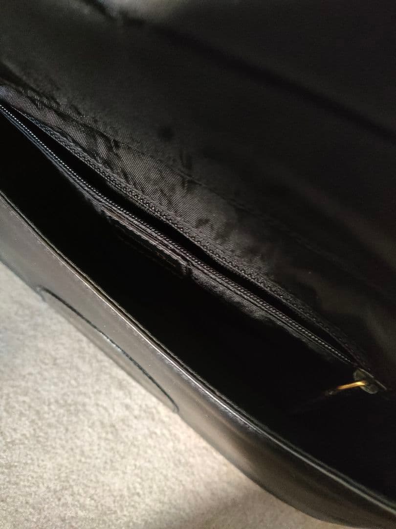 美品／希少です！　クリスチャンディオール　マリスパール　トロッター　レザー　黒