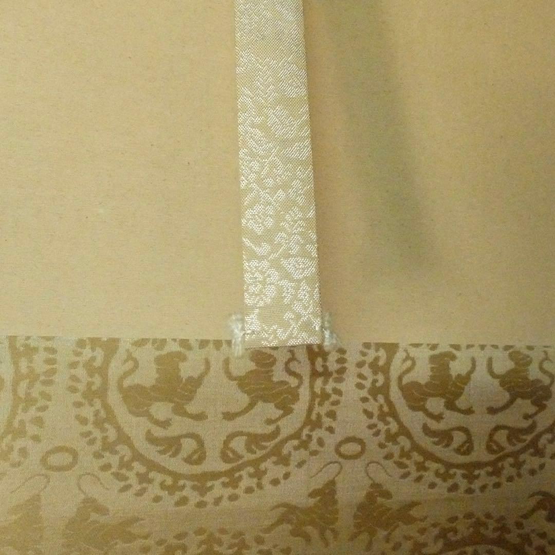 2077様感謝‼️風かほる‼️肉筆　掛け軸　「桜にすずめ」吉田公均　作　春彼岸