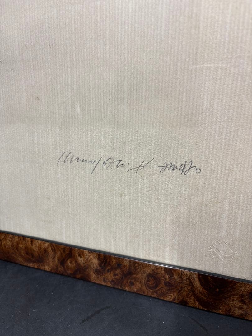 金子國義　貝殻と少女　リトグラフ