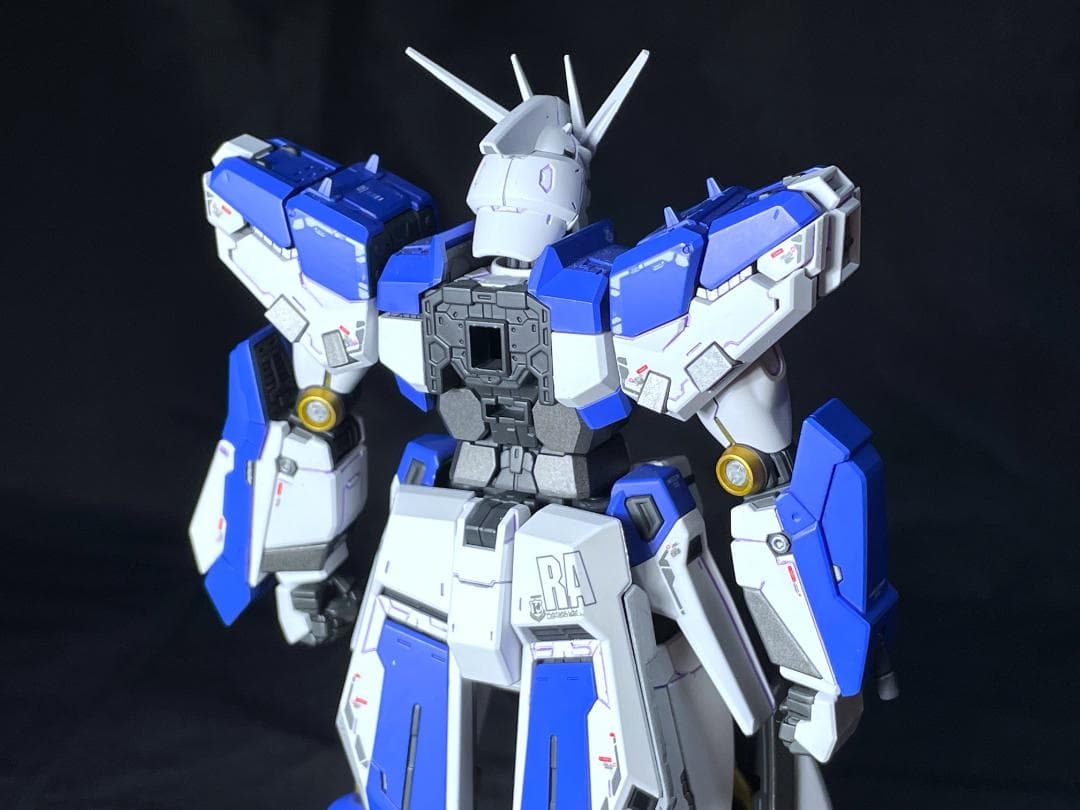 RG Hi-νガンダム＋ハイパー・メガ・バズーカ・ランチャー 全塗装完成品