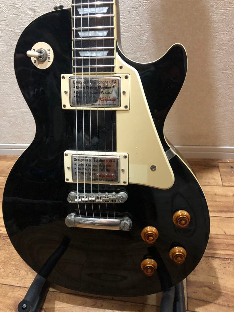 エピフォン　レスポール　スタンダード　ブラック