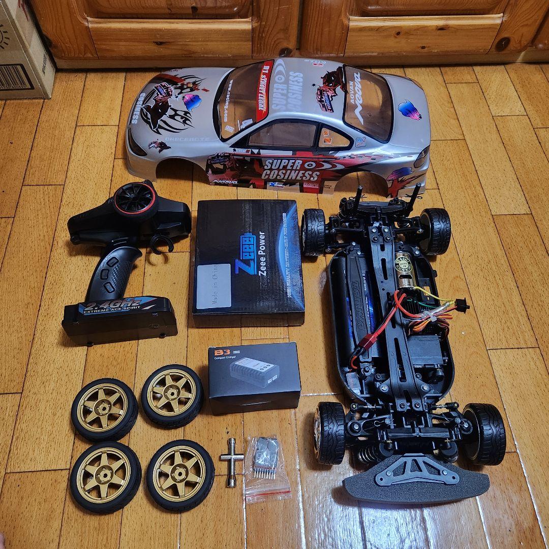 タミヤ ドリフト ラジコン フルセット　TT01　typeE　シルビア　tt02