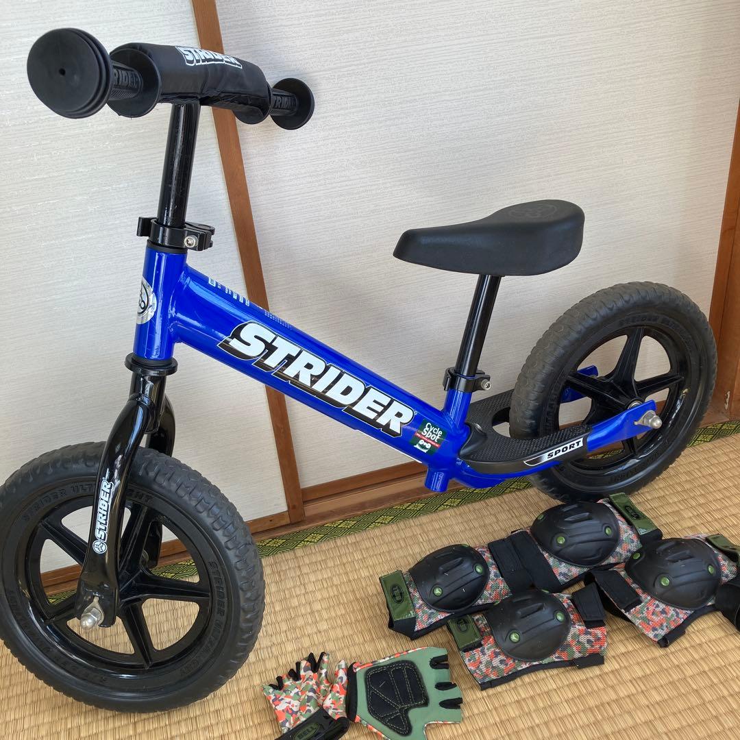 STRIDER 12 バランスバイク 青