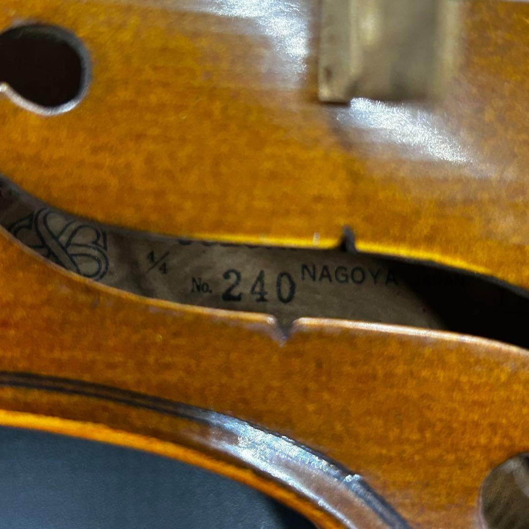 【美品】SUZUKI バイオリン No.240 4/4 フルサイズ 1972年製