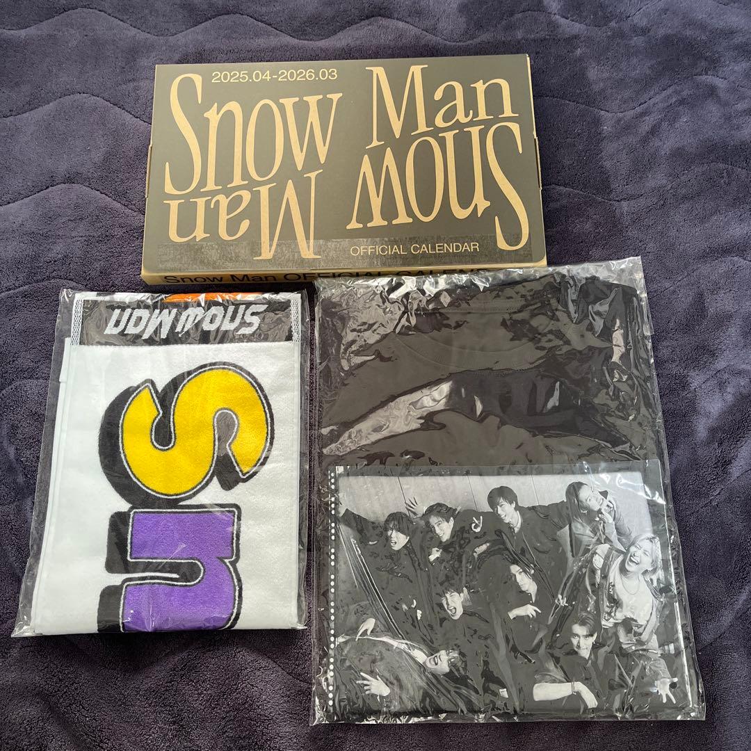 Man スノーワールド Tシャツ タオルとカレンダーおまとめ売り