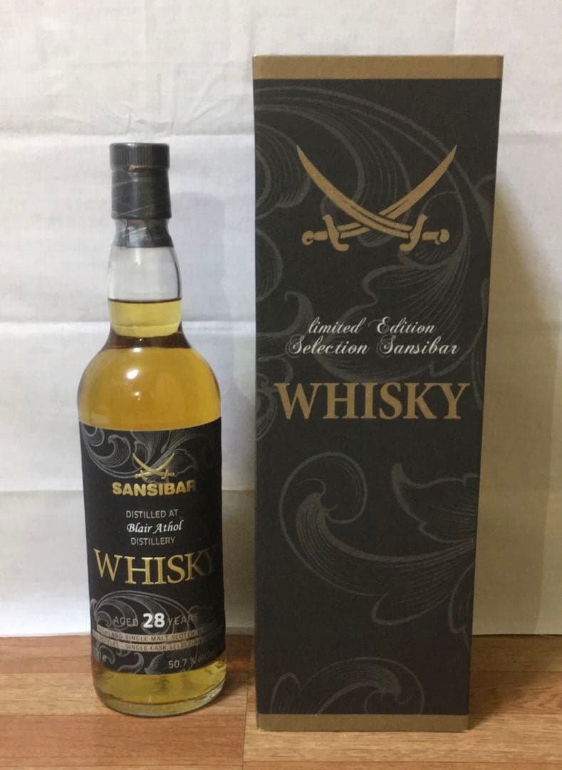 限定品 ザンジバー ブレアアソール28年1988 バーボンバレル