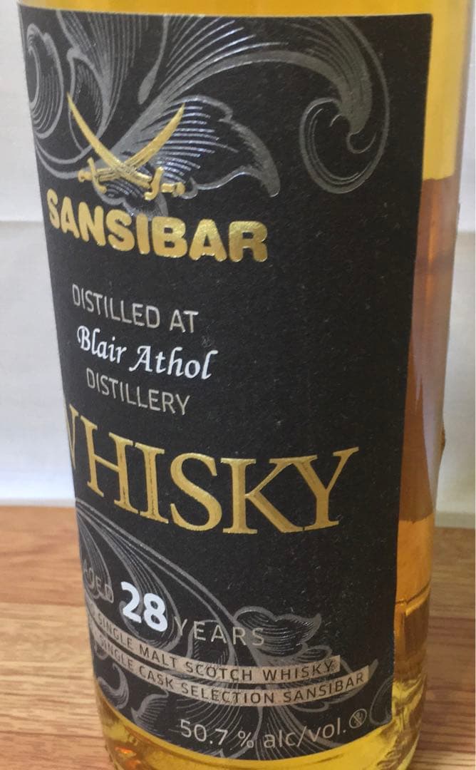 限定品 ザンジバー ブレアアソール28年1988 バーボンバレル