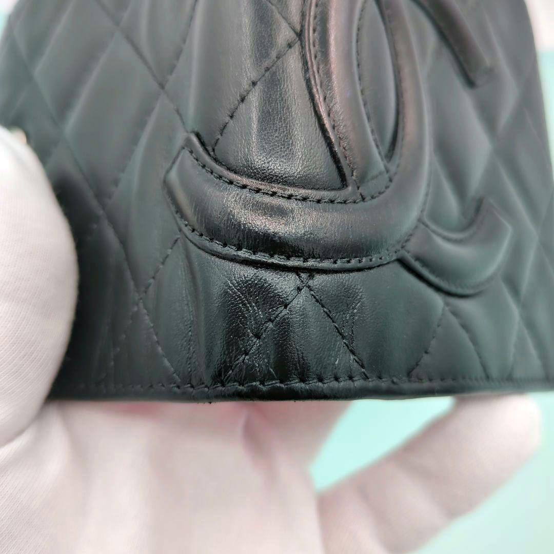 ✨美品✨CHANEL　カンボンライン　三つ折り　 　がま口　コンパクト財布