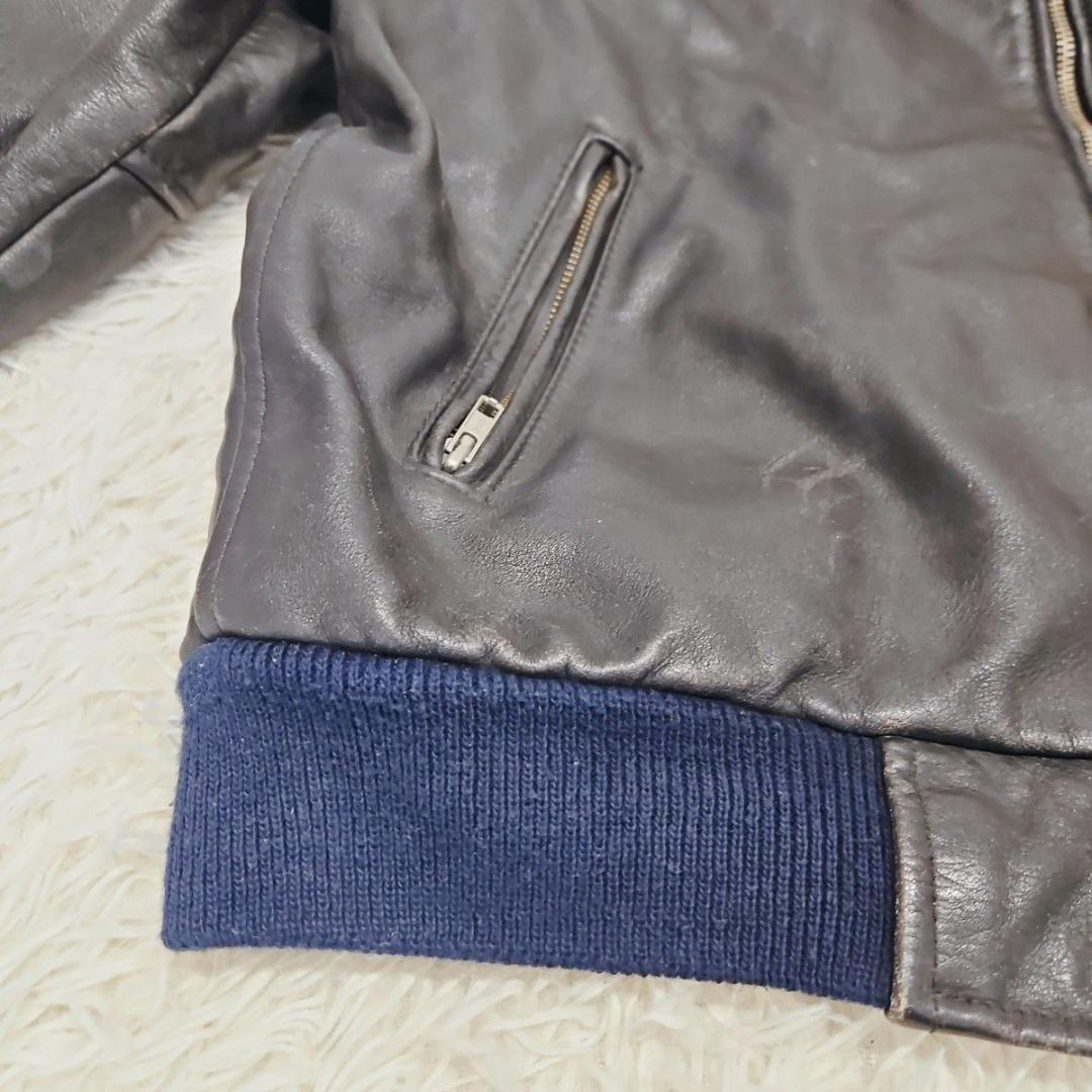 ハーレーダビッドソン レザージャケット 90s シングル 本革 モーターサイクル