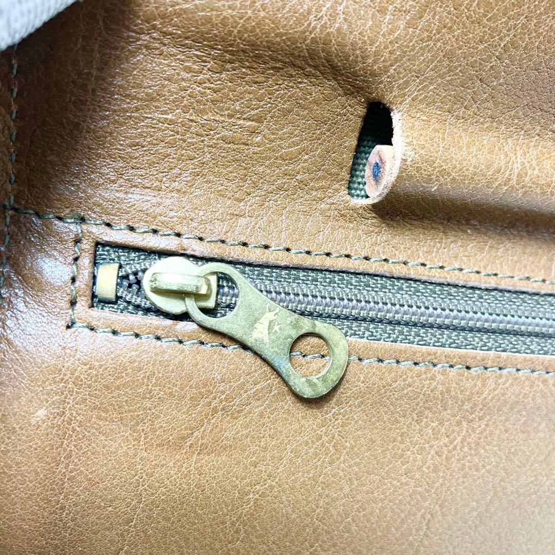 イルビゾンテ システム手帳 レザー ファスナー収納付き