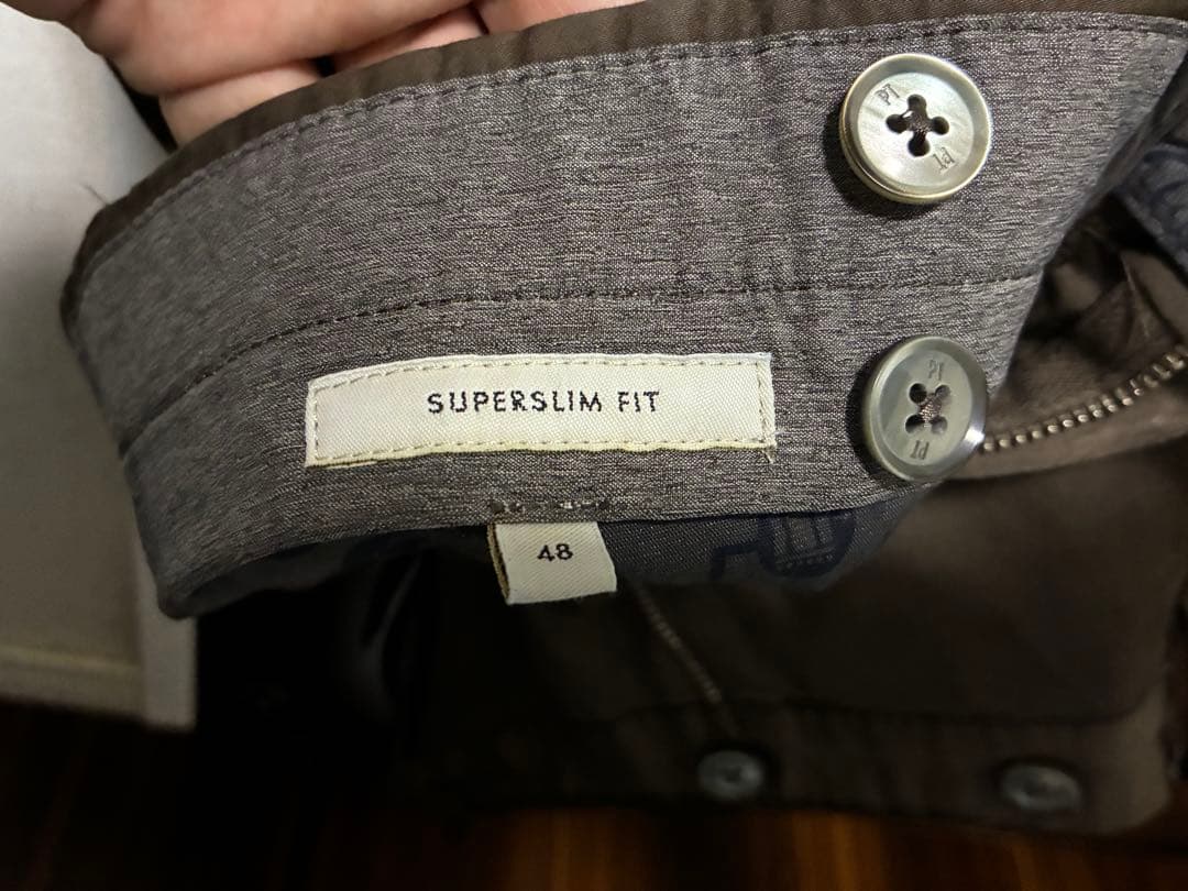 【ほぼ未使用】PT01 スーパースリムフィット チノ 48 カーキ ブラウン
