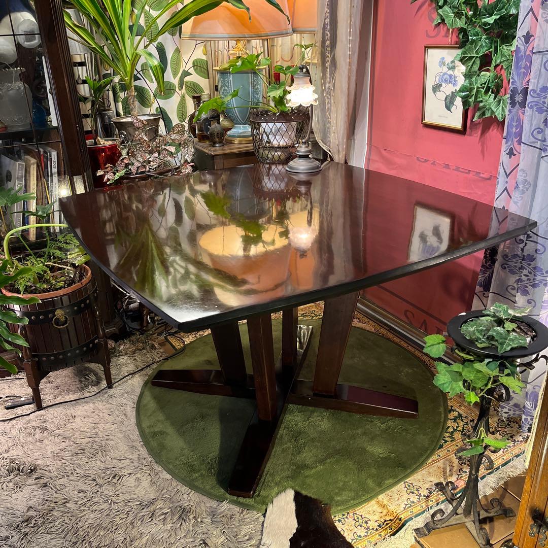 sale 1０５　ラウンドスクウェア　無垢材仕上げ　デザインレッグ