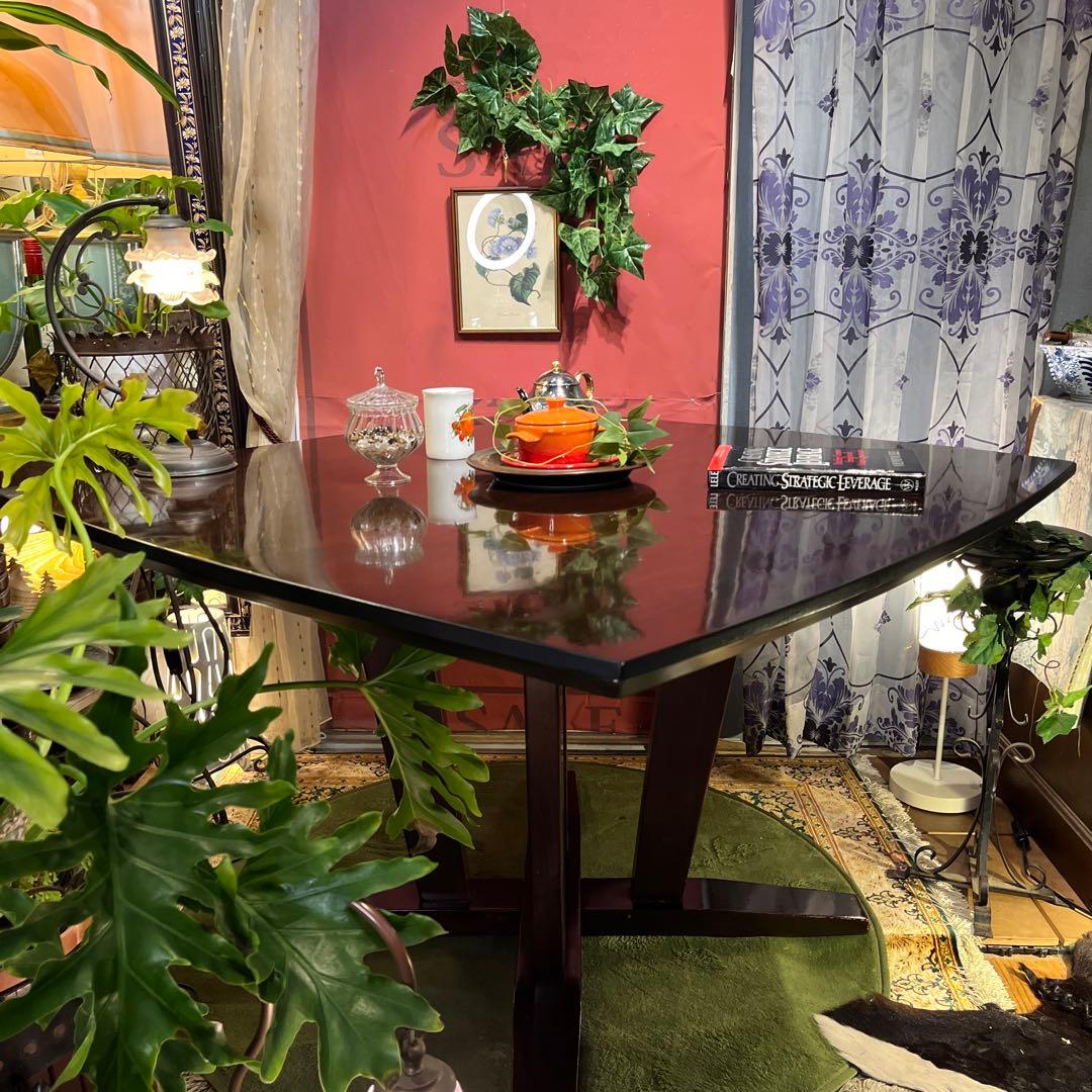 sale 1０５　ラウンドスクウェア　無垢材仕上げ　デザインレッグ