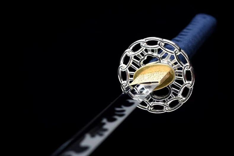 1069-武具 刀装具 日本刀　模造刀 居合刀 武士道 武蔵 鑑賞用 手鍛造打