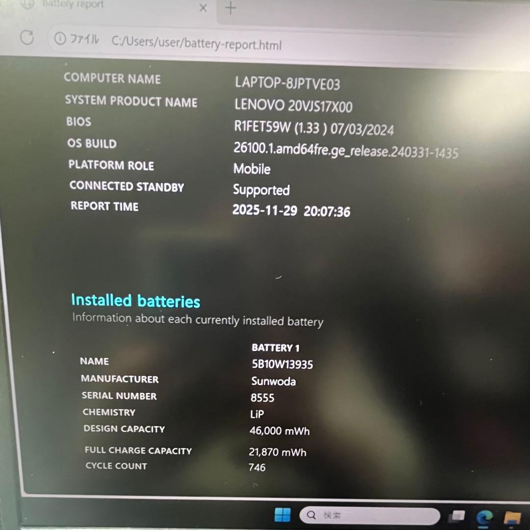 【最値下げ】ThinkPad L13 Gen2 16GB i7 第11世代