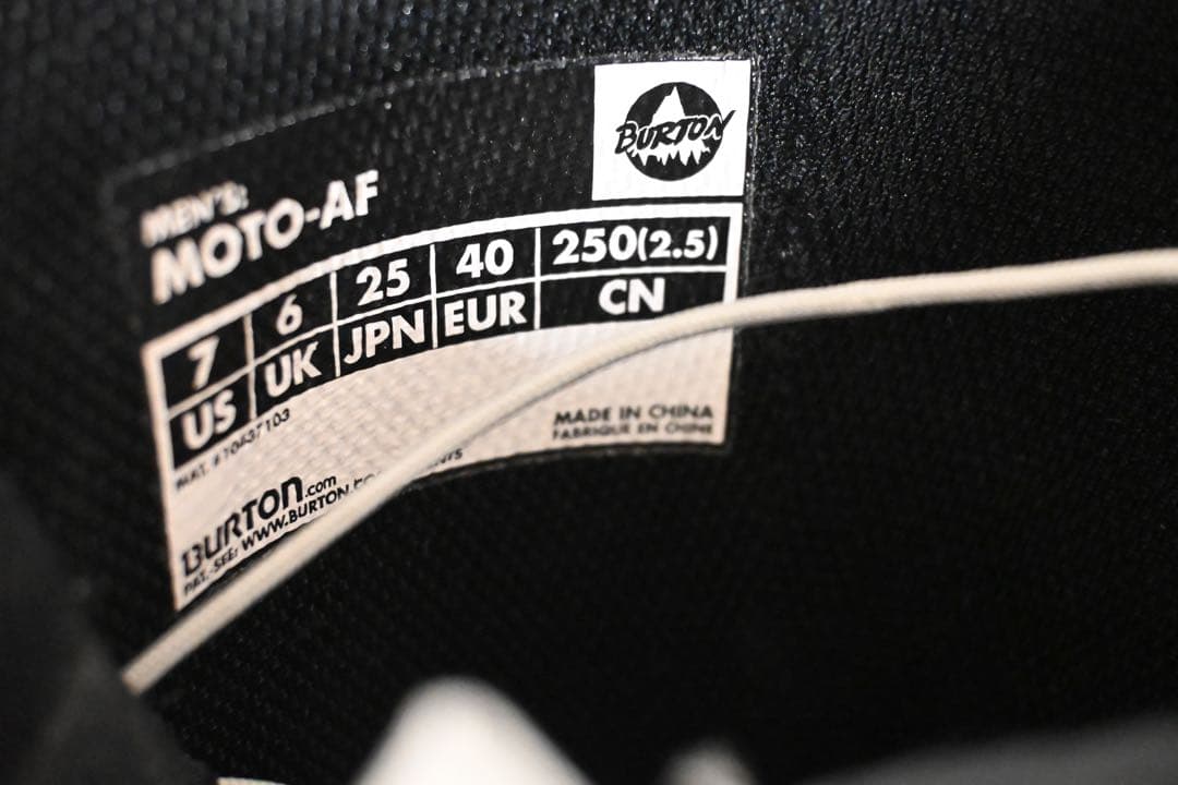 Burton MOTOスノーボードブーツ ブラック