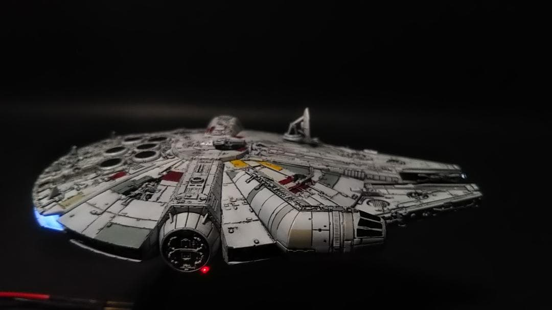 ミレニアムファルコン 電飾改修 完成品 ビークルモデル　1/350　管A3