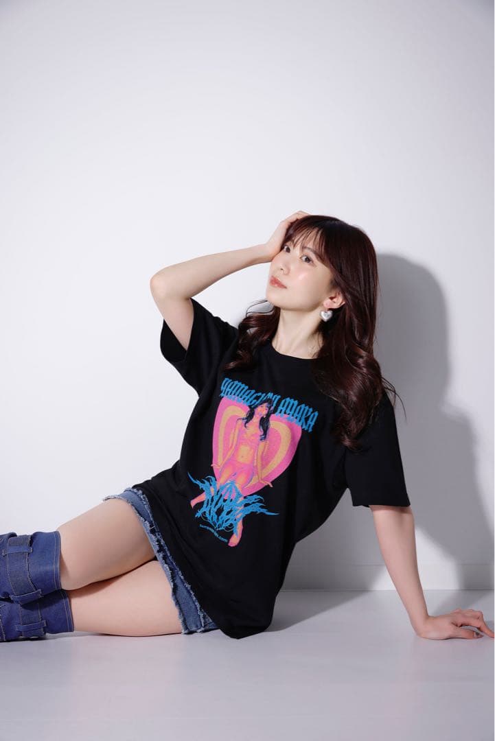山岸あや花　Tシャツ　【YAMAGISHI AYAKA】 L TEE
