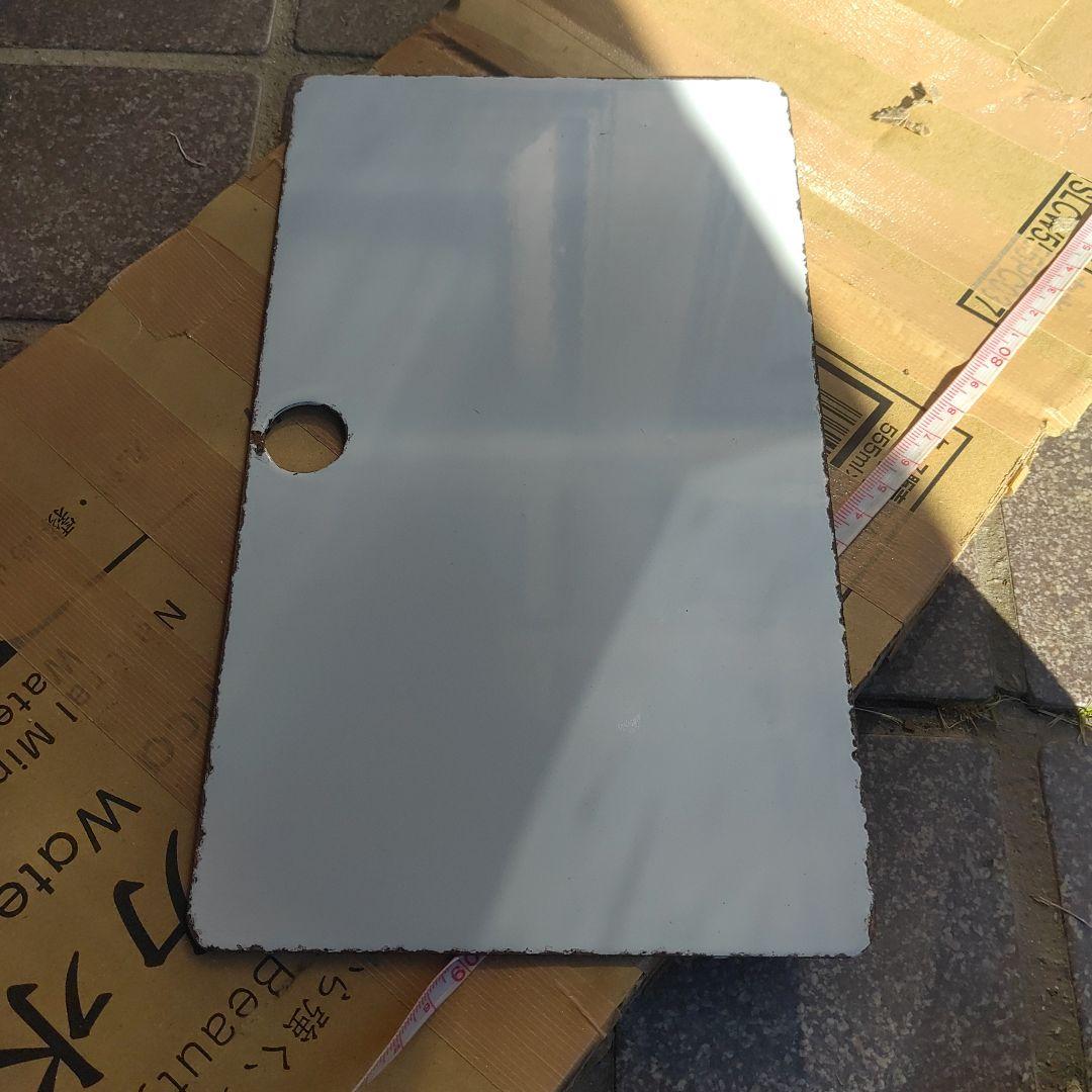 【サボ　愛称板】（表）しもきた SHIMOKITA（裏）白