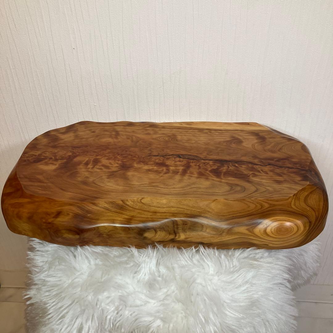 希少品　屋久杉飾り台　一枚板　屋久杉　置台　屋久杉工芸品　世界遺産　花台