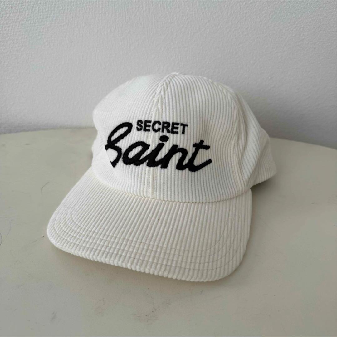 SAINT Mxxxxxx MICHAEL コーデュロイキャップ 白