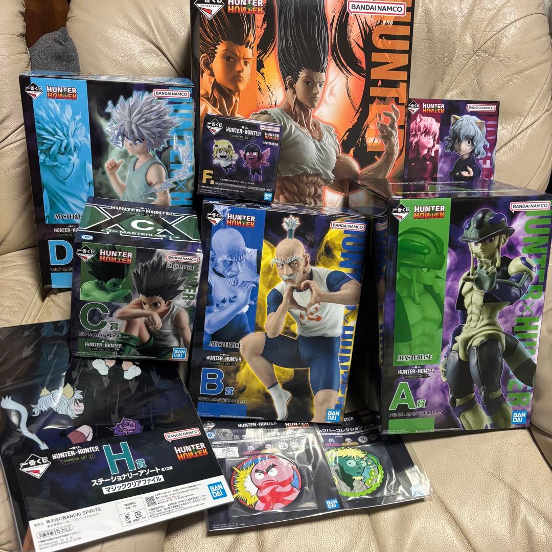 一番くじ ハンターハンター A賞 B賞 C賞 D賞 E賞F賞ラストワン賞 ＋α