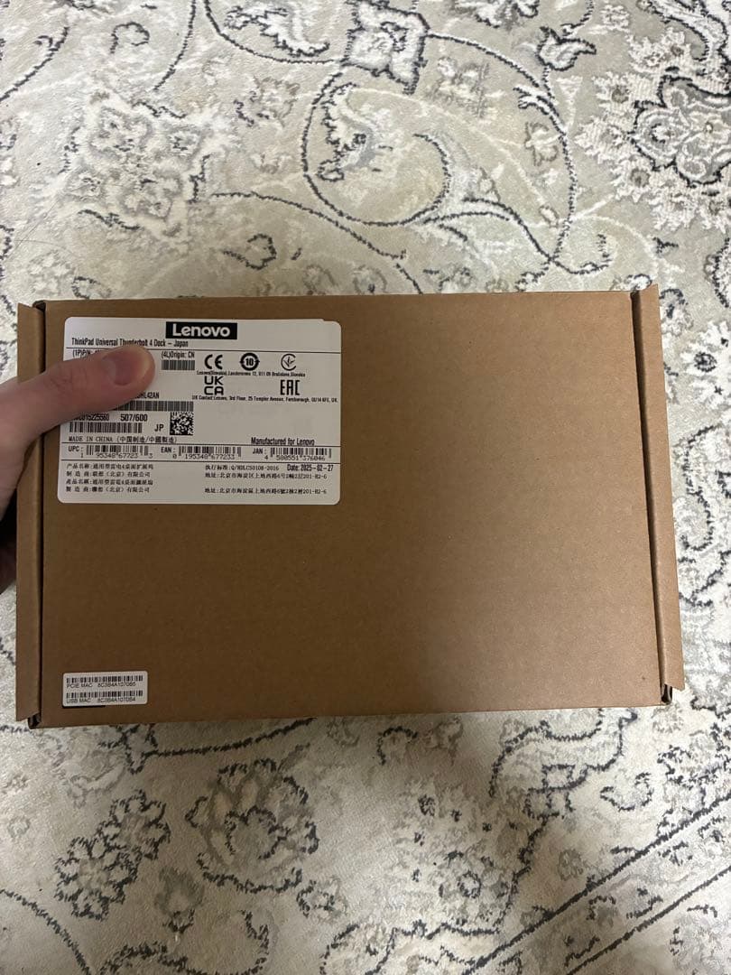 新品ThinkPad Thunderbolt 4ドック 40B00135JP