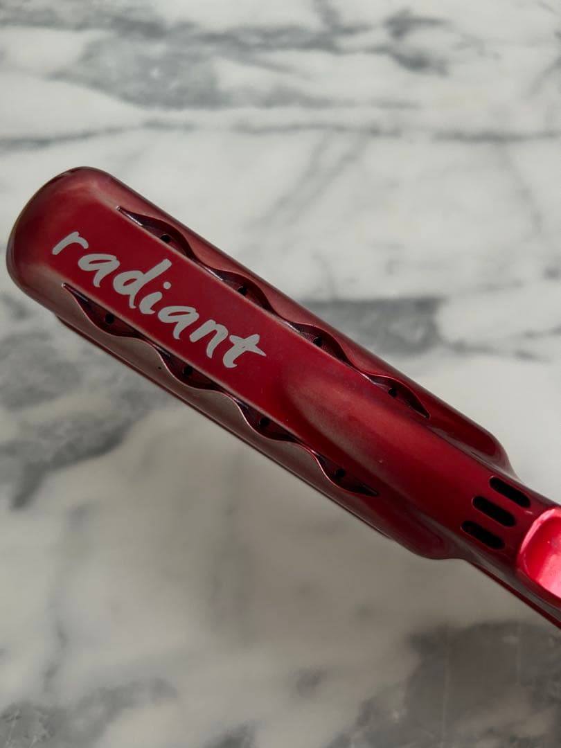 radiant ストレートヘアアイロン レッド