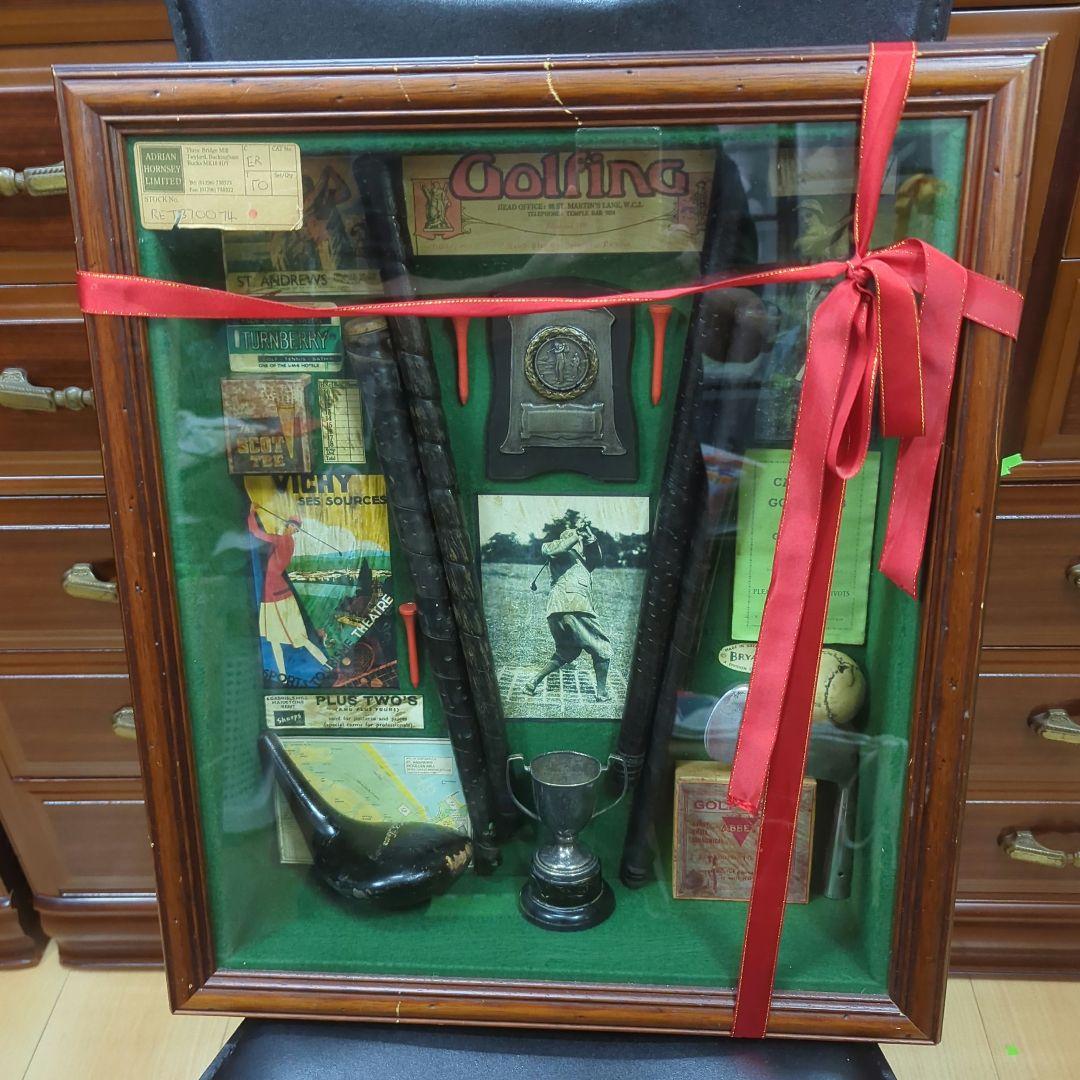 アンティークゴルフ　デコパージュ