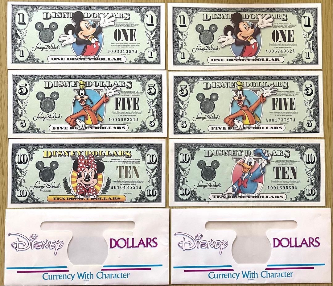 ★価値高希少レトロ★♡ウォルトディズニーダラー♡ミッキーミニードナルドグーフィー