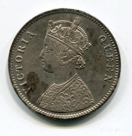 インド　1862年　１ルピー　＠103