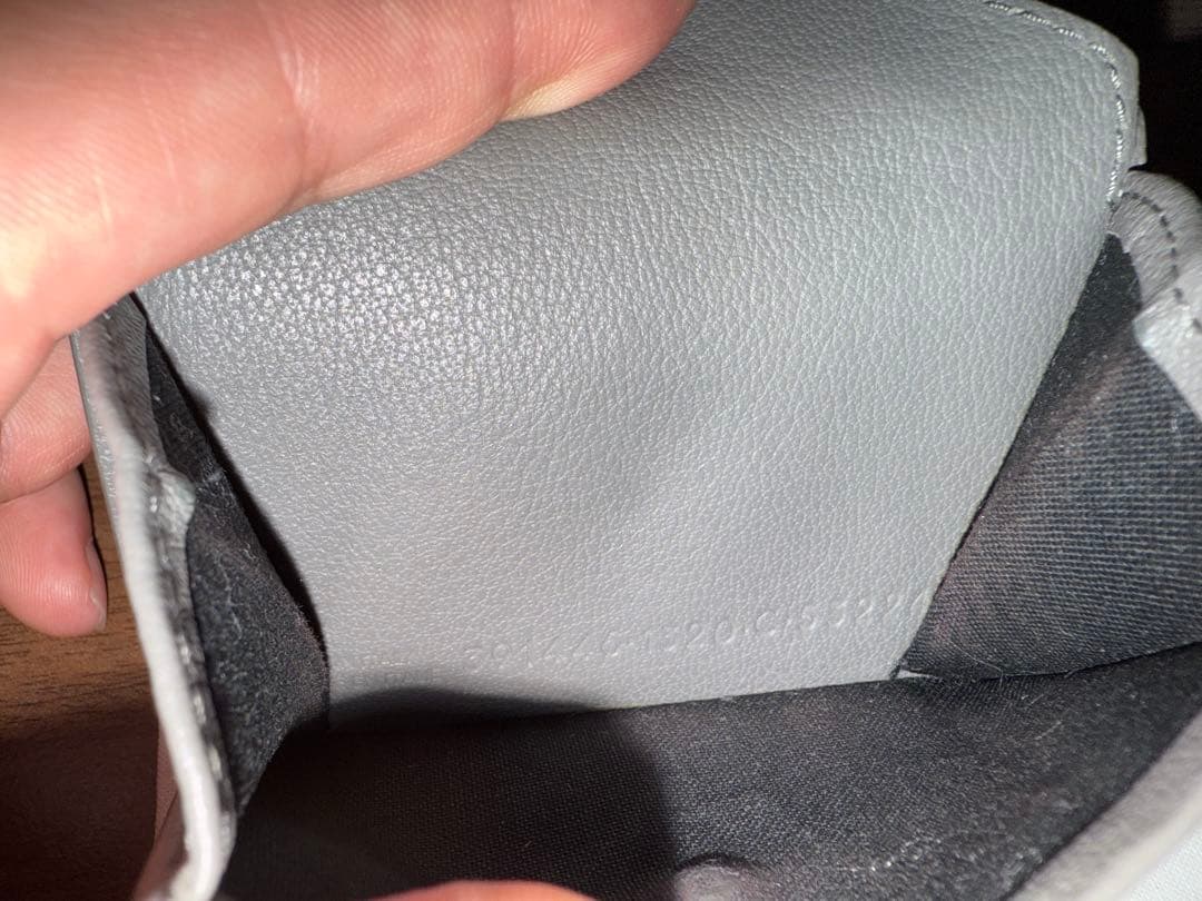 年末お値下げ　BALENCIAGA グレー 三つ折り財布